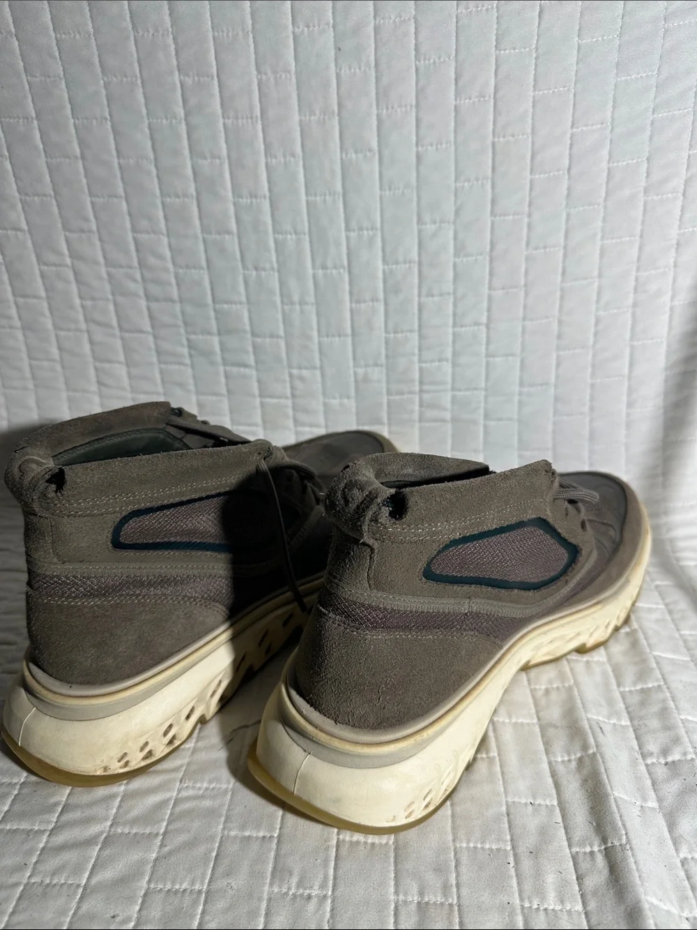 Cole Haan Men's 5.Zerogrand Work Chukka Boots in the Morel/Scarab/Ivory colorway